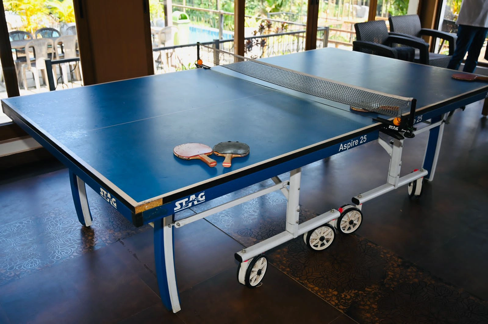 Table tennis at CoffeeGudda